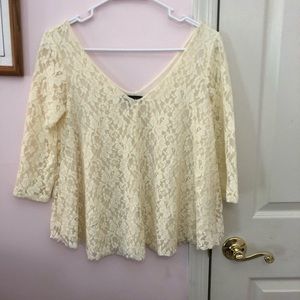 Flowy lace top